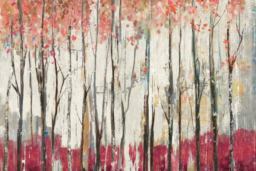 Wall Art Painting id:80115, Name: Pink Forest, Artist: PI Galerie