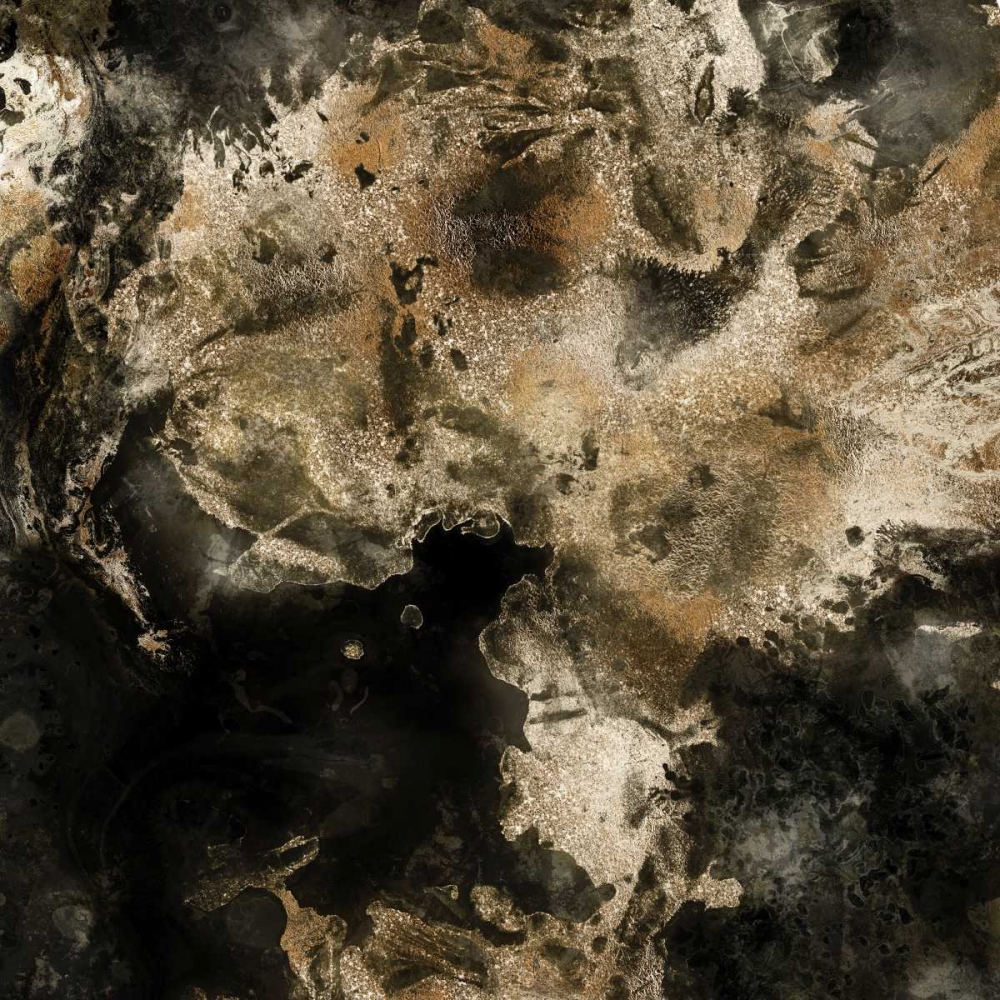 Wall Art Painting id:169911, Name: Gold Marbled Abstract I, Artist: PI Studio
