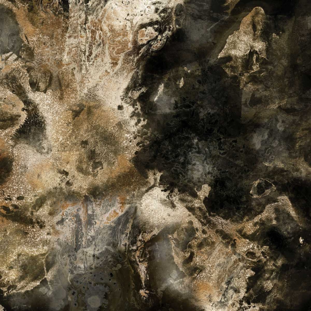 Wall Art Painting id:169913, Name: Gold Marbled Abstract III, Artist: PI Studio