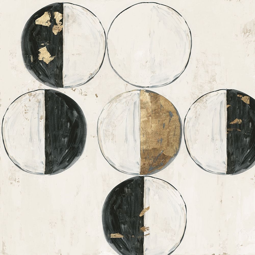 Wall Art Painting id:324486, Name: Golden Circumference , Artist: Isabelle Z