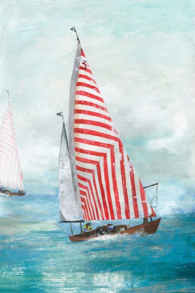 Wall Art Painting id:176146, Name: Red sails, Artist: Pearce, Allison