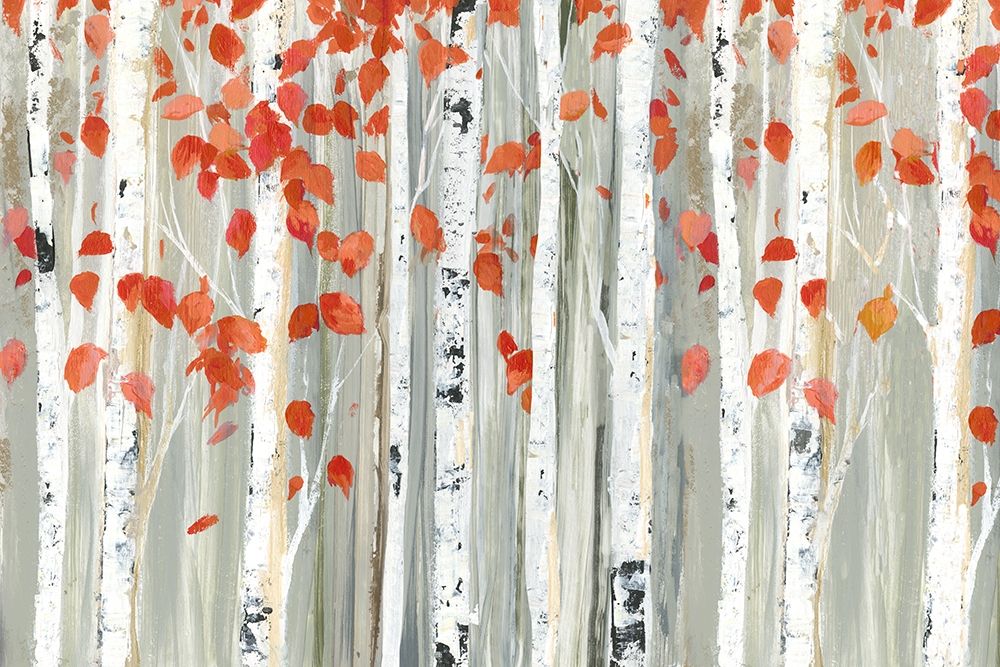 Wall Art Painting id:220212, Name: Red Leaves, Artist: Pearce, Allison