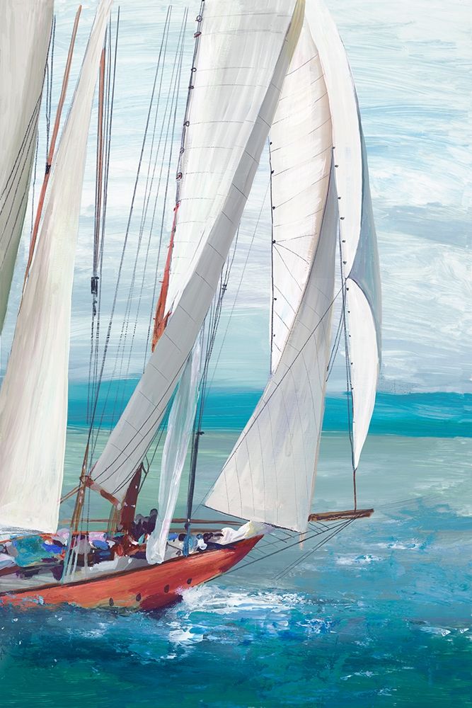 Wall Art Painting id:220223, Name: Single Sail I, Artist: Pearce, Allison