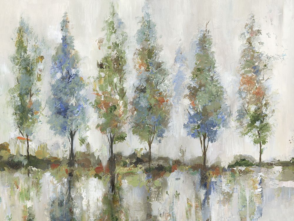 Wall Art Painting id:475794, Name: Reflection Forest , Artist: Pearce, Allison