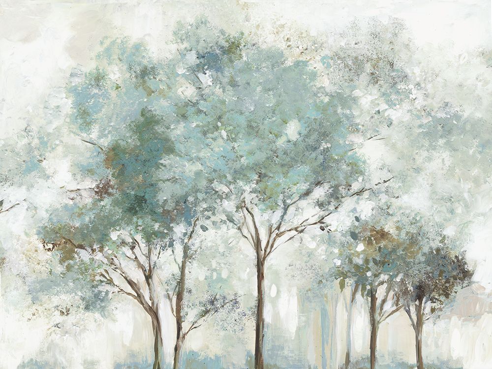 Wall Art Painting id:548258, Name: Enchanted Teal Forest, Artist: Pearce, Allison