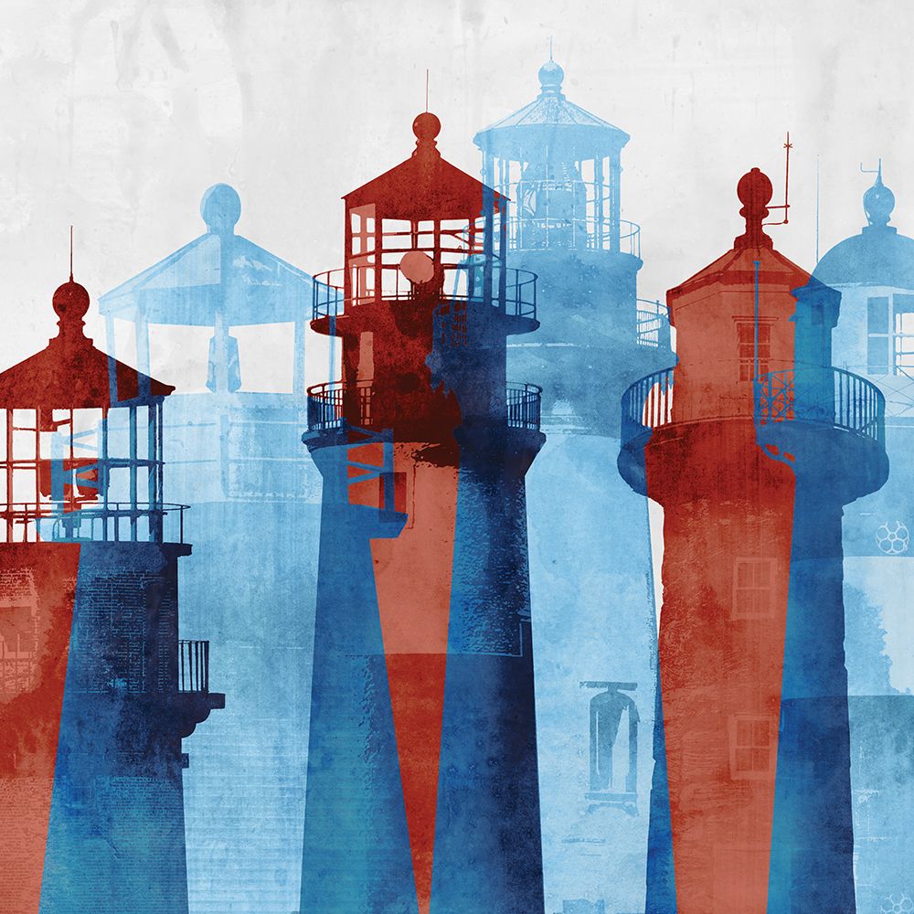 Wall Art Painting id:477817, Name: Lighthouse I , Artist: Selkirk, Edward