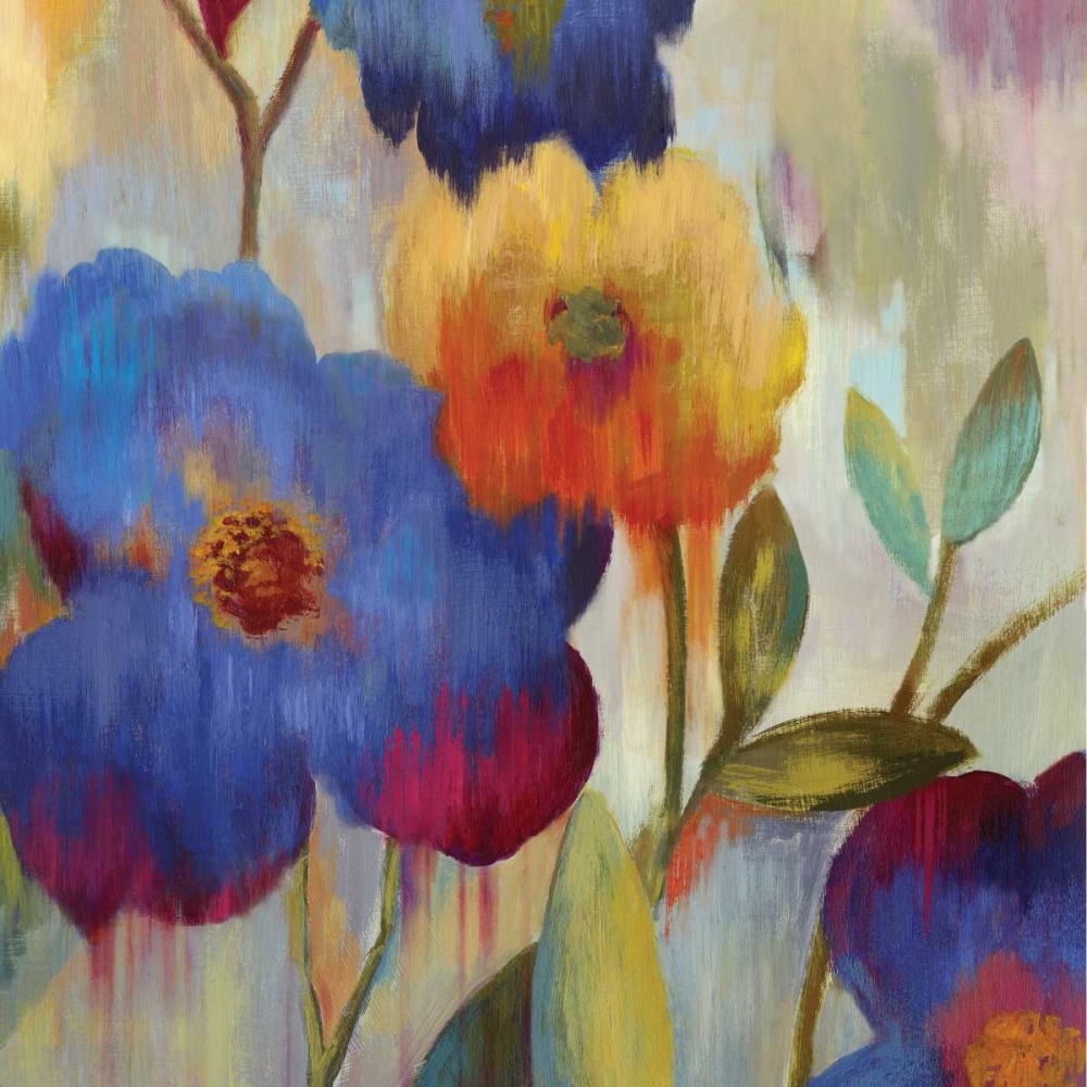 Wall Art Painting id:11026, Name: Ikat Florals I, Artist: Wilson, Aimee