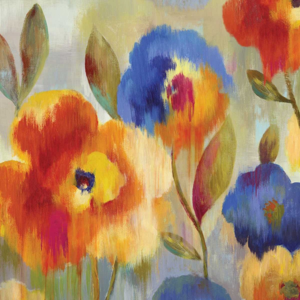 Wall Art Painting id:11027, Name: Ikat Florals II, Artist: Wilson, Aimee