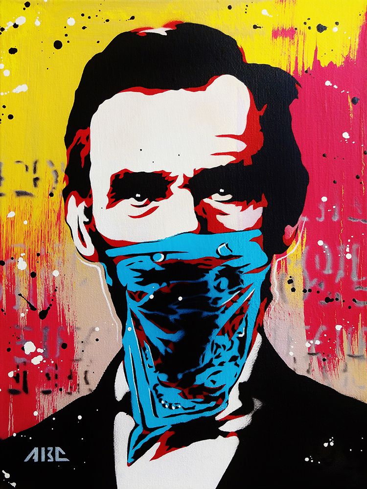Wall Art Painting id:488870, Name: Lincoln-Patriot Thug, Artist: AbcArtAttack