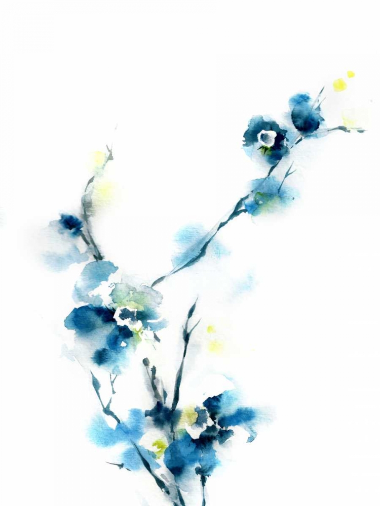 Wall Art Painting id:65485, Name: Blue Blossoms, Artist: CanotStop