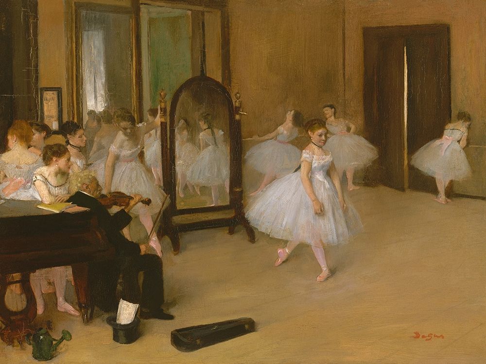 Wall Art Painting id:212614, Name: The Dancing Class, Artist: Degas, Edgar
