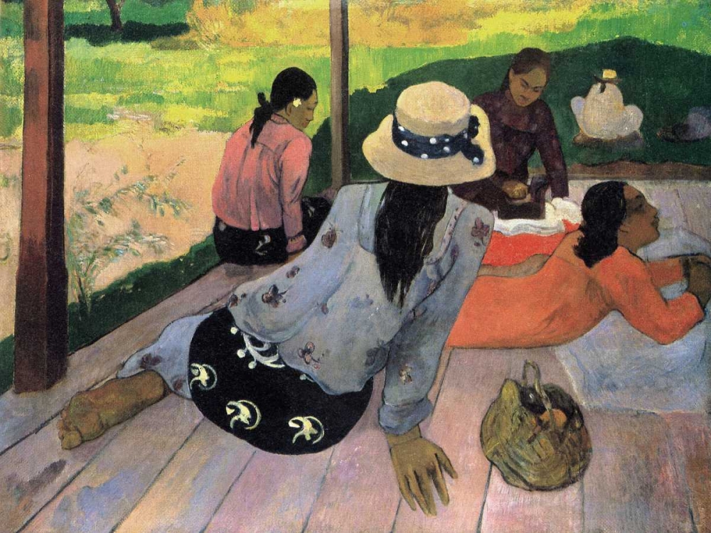 Wall Art Painting id:139834, Name: The Siesta, Artist: Gauguin, Paul