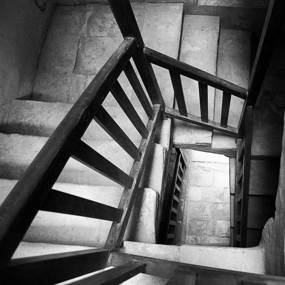 Wall Art Painting id:88358, Name: Spiral Staircase No. 7, Artist: PhotoINC Studio