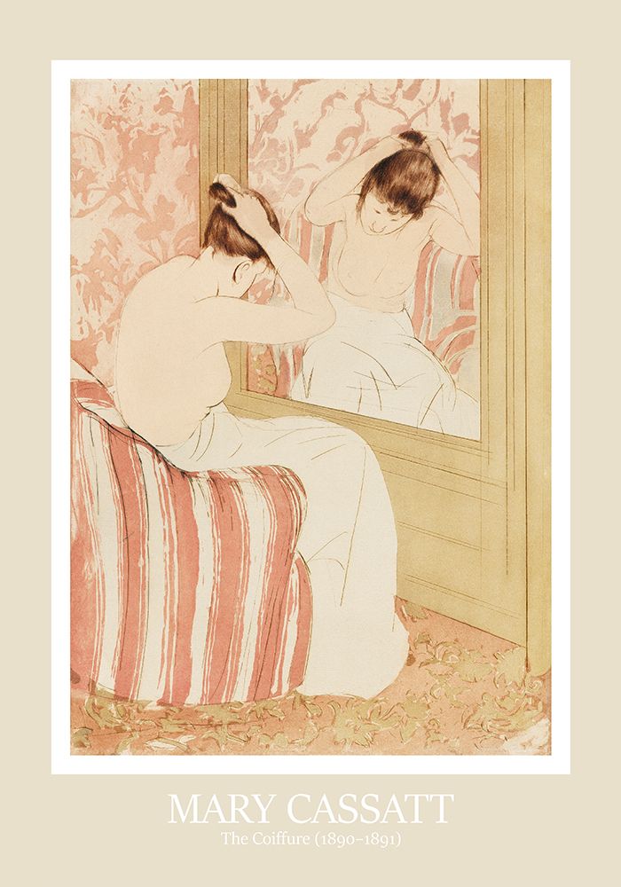 Wall Art Painting id:675305, Name: Mary Cassatt, The Coiffure, 1890-1891, Artist: Incado