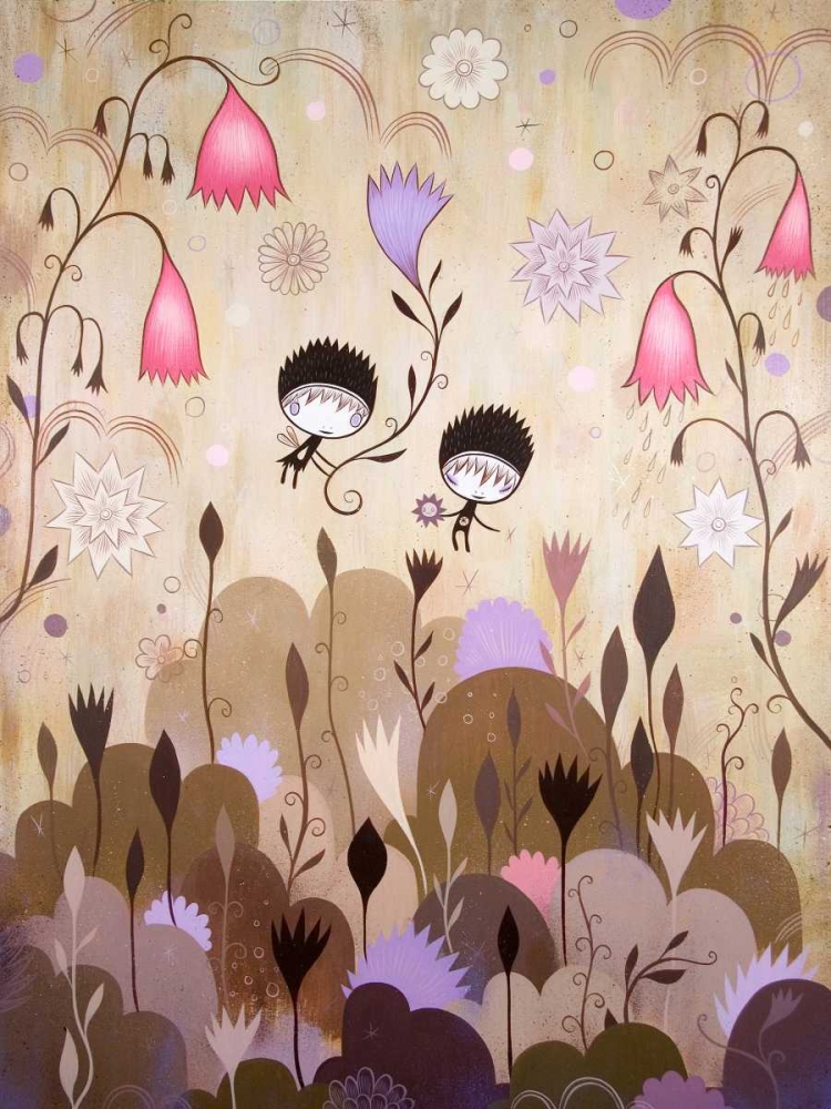Wall Art Painting id:32969, Name: Garden of Sleeping Flowers I, Artist: Ketner, Jeremiah