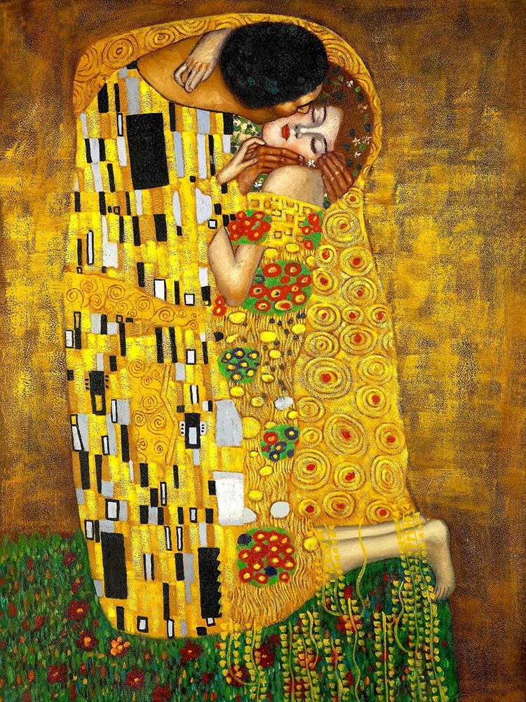 Wall Art Painting id:211172, Name: The Kiss, Artist: Klimt, Gustav