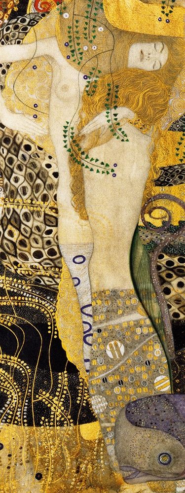 Wall Art Painting id:226022, Name: Water Serpents I, Artist: Klimt, Gustav