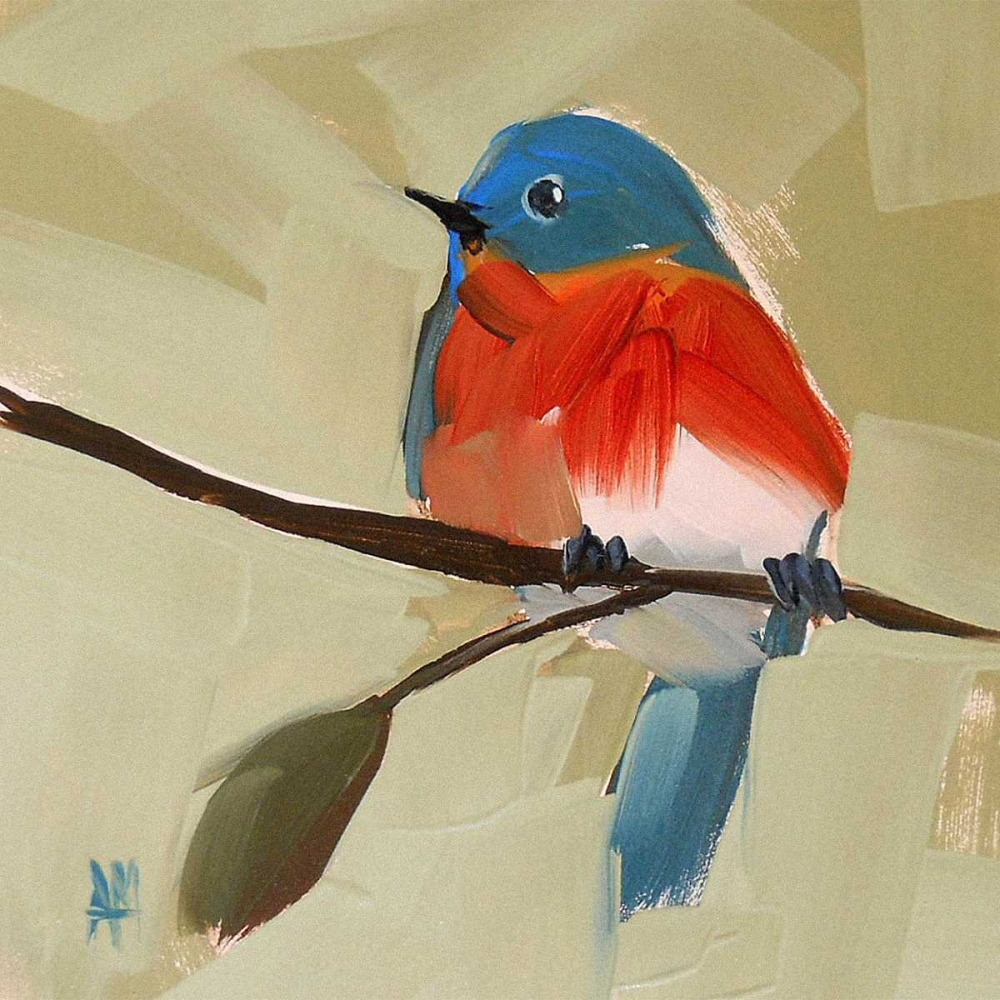 Wall Art Painting id:33107, Name: Bluebird No. 21, Artist: Moulton, Angela