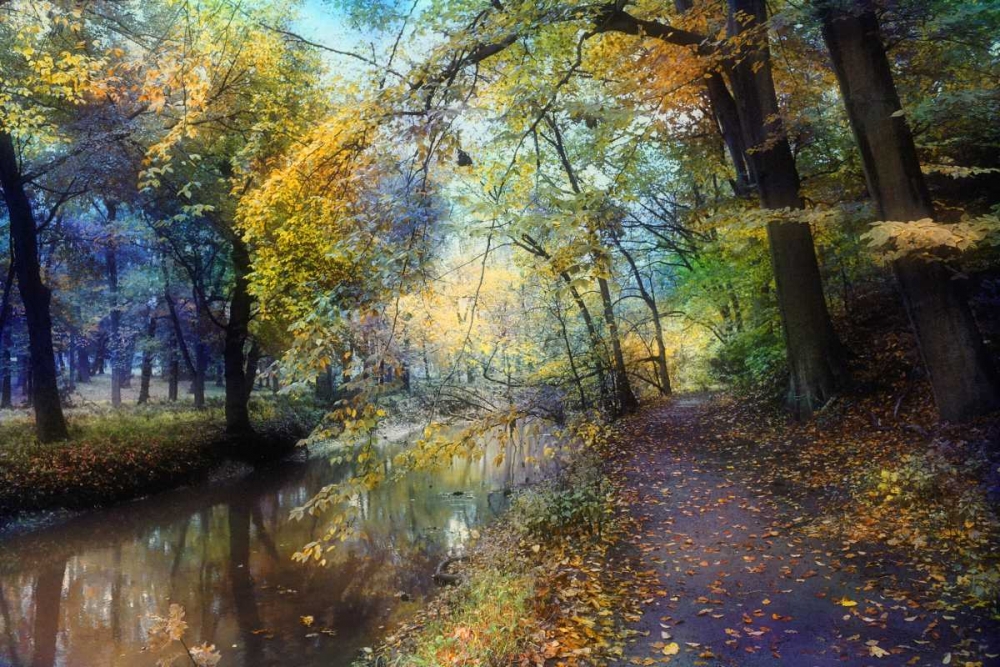 Wall Art Painting id:88365, Name: Autumn Walk, Artist: Rivera, John