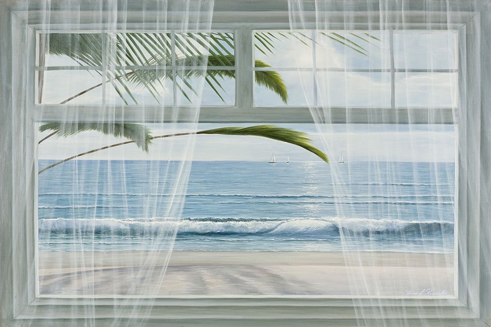 Wall Art Painting id:217384, Name: View of the Tropics, Artist: Romanello, Diane