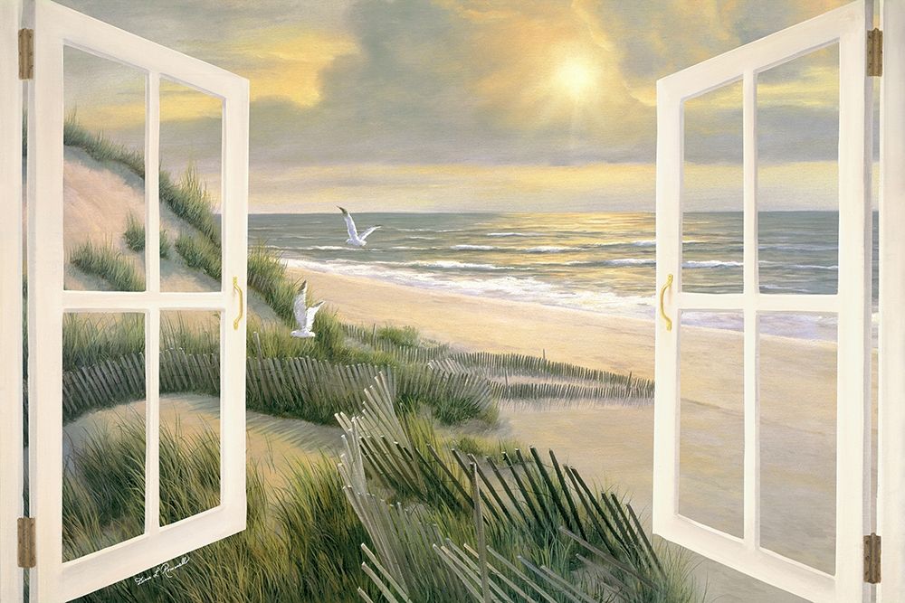 Wall Art Painting id:225204, Name: Morning Meditation with Windows, Artist: Romanello, Diane