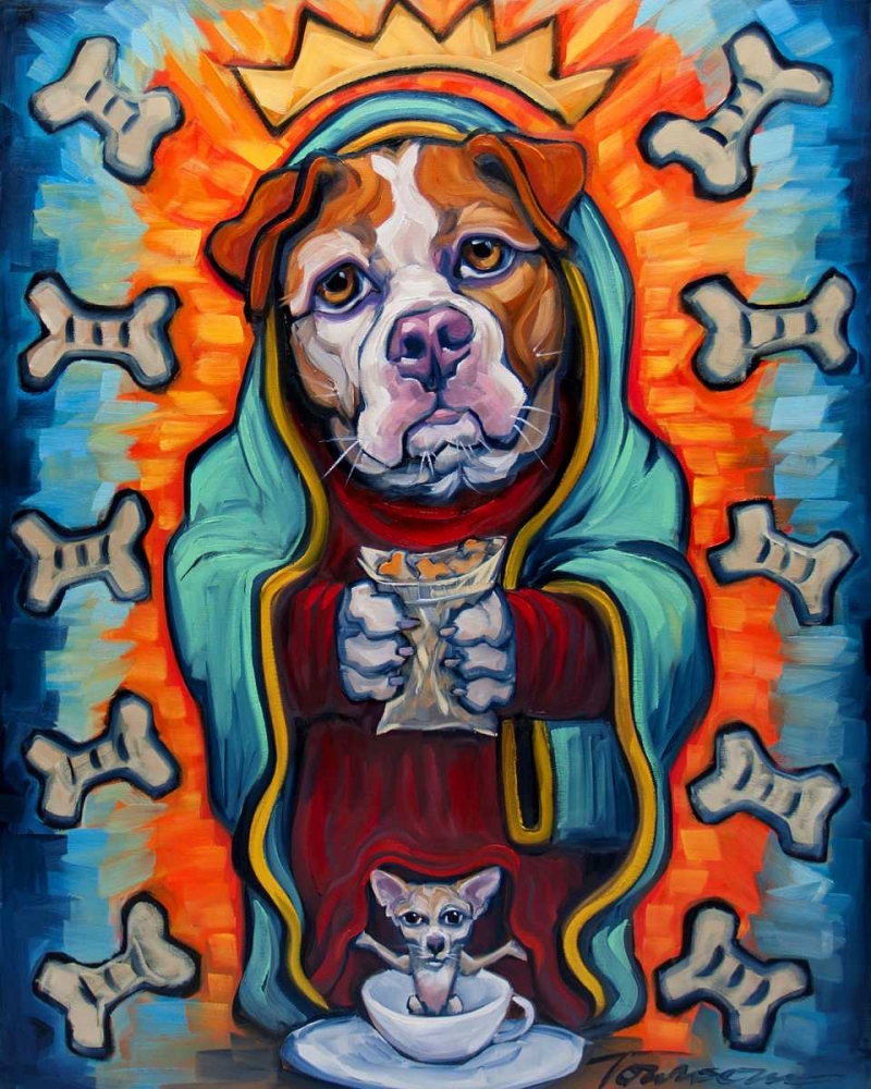 Wall Art Painting id:184584, Name: Our Lady of Perpetual Dog Biscuits, Artist: Townsend, Connie R.