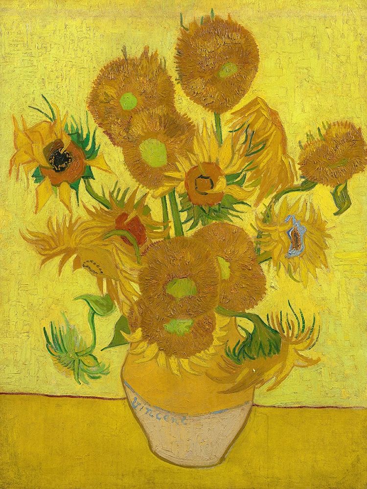 Wall Art Painting id:226053, Name: Sunflowers, Artist: Van Gogh, Vincent