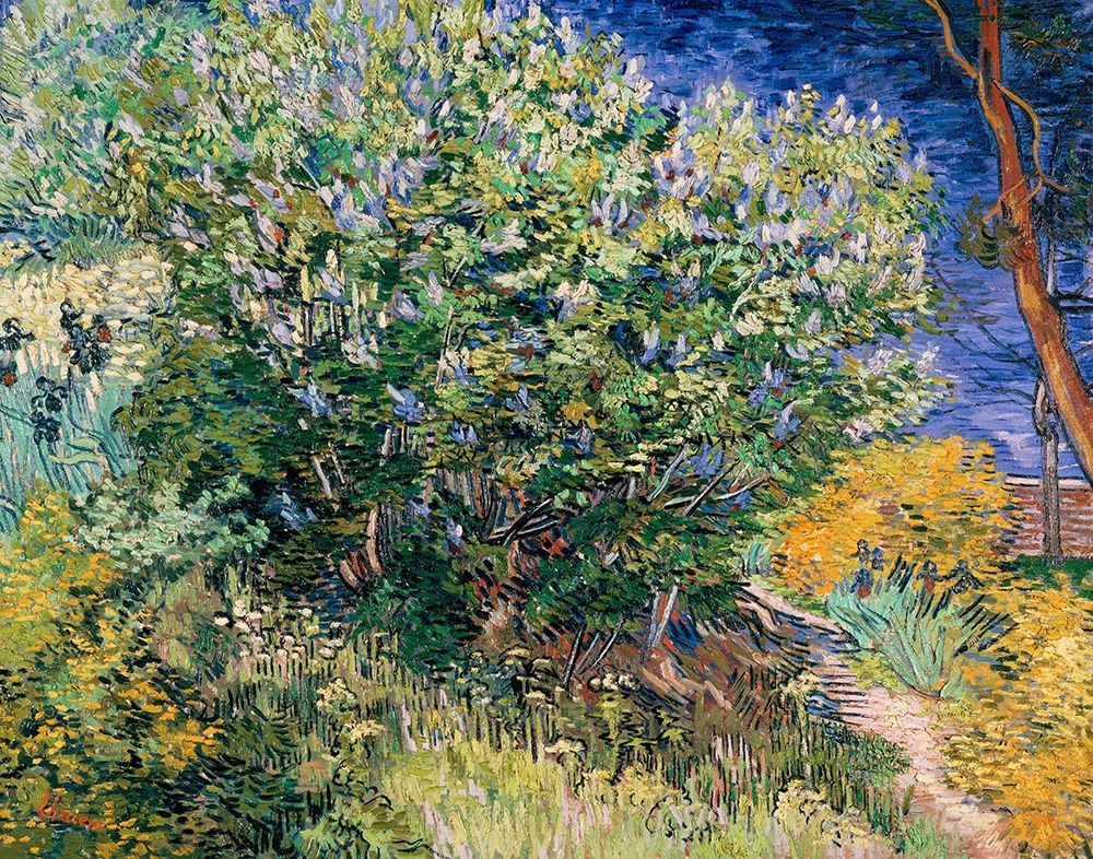 Wall Art Painting id:226051, Name: Lilac Bush, Artist: Van Gogh, Vincent