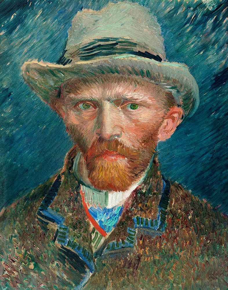 Wall Art Painting id:675376, Name: Self-Portrait, 1887, Artist: Van Gogh, Vincent