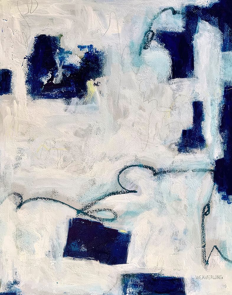 Wall Art Painting id:721500, Name: Drifting In Blue No. 1, Artist: Weaverling, Julie