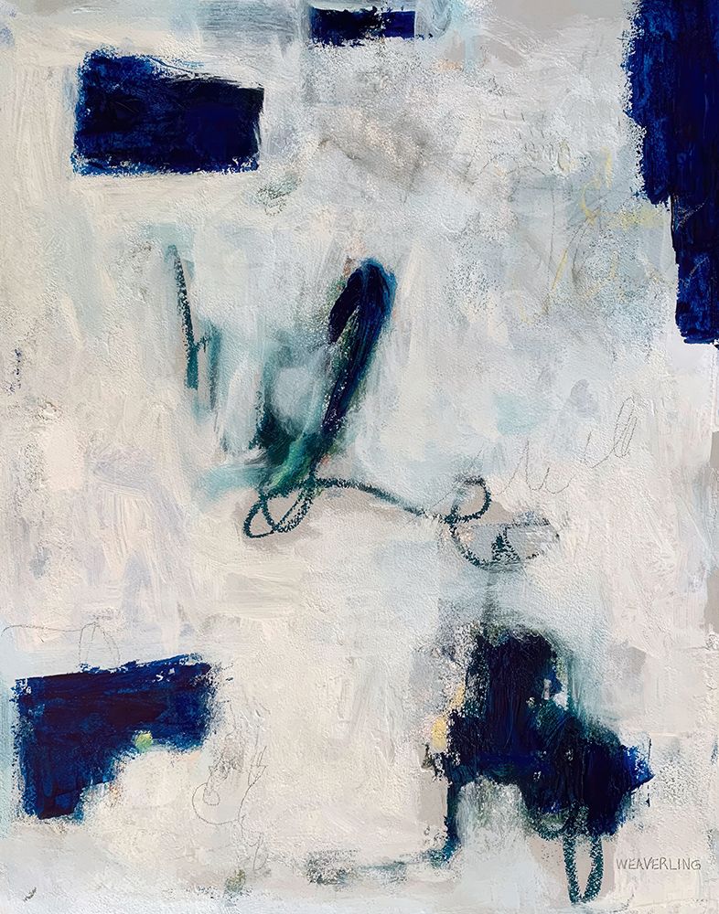 Wall Art Painting id:721501, Name: Drifting In Blue No. 2, Artist: Weaverling, Julie