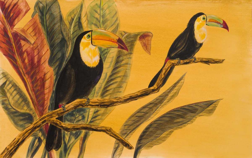 Wall Art Painting id:74019, Name: Toucans II, Artist: Baliko, Linda