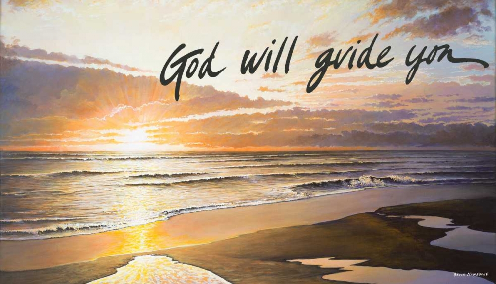 Wall Art Painting id:122113, Name: God Will Guide You, Artist: Nawrocke, Bruce