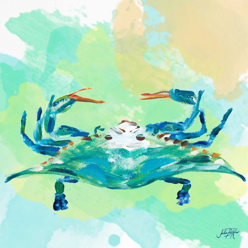 Wall Art Painting id:122134, Name: Watercolor Sea Creatures I, Artist: DeRice, Julie