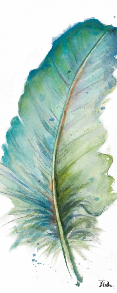 Wall Art Painting id:123094, Name: Watercolor Feather White IV, Artist: Pinto, Patricia