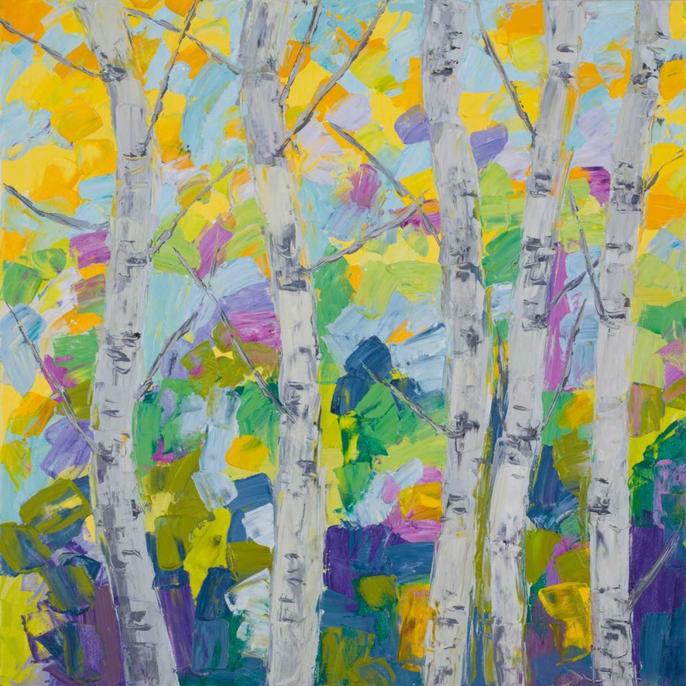 Wall Art Painting id:123099, Name: Dancing Birch Tree I, Artist: Coolick, Ann Marie