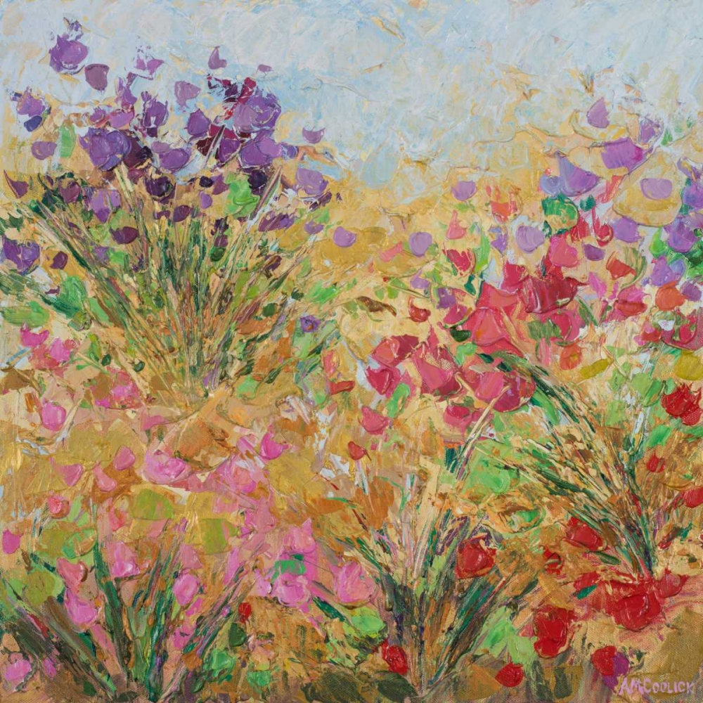 Wall Art Painting id:123110, Name: Floral Fields I, Artist: Coolick, Ann Marie