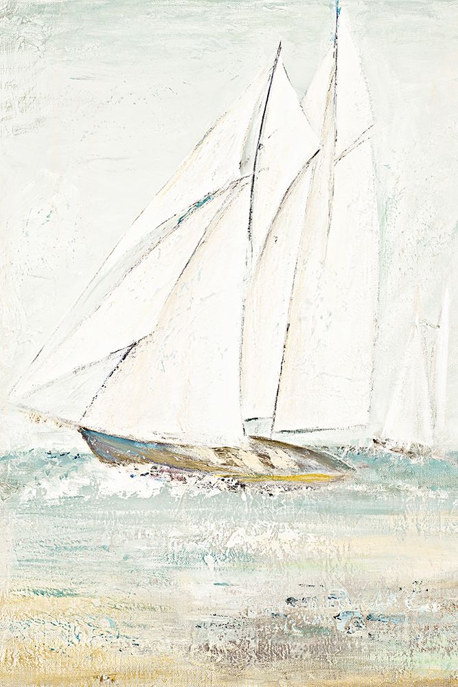 Wall Art Painting id:439845, Name: Cape Cod Sailboat I, Artist: Pinto, Patricia