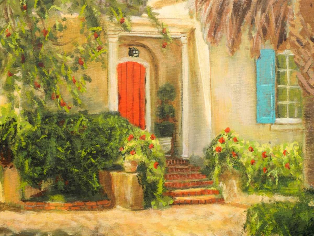 Wall Art Painting id:159234, Name: Front Garden Tuscan Dreams I, Artist: Johnson, Walt