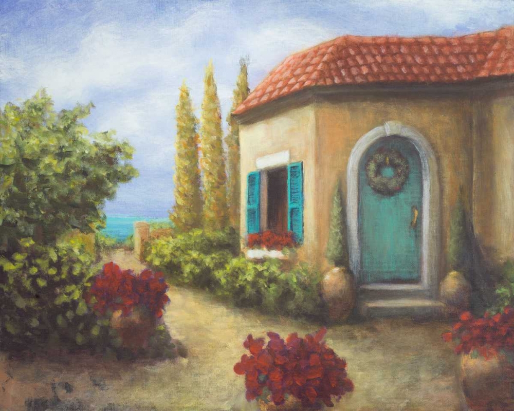 Wall Art Painting id:74119, Name: Front Garden Tuscan Dreams II, Artist: Johnson, Walt