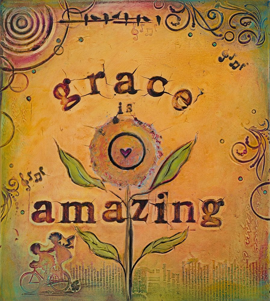 Wall Art Painting id:337906, Name: Grace is Amazing, Artist: Kinnison, Carolyn