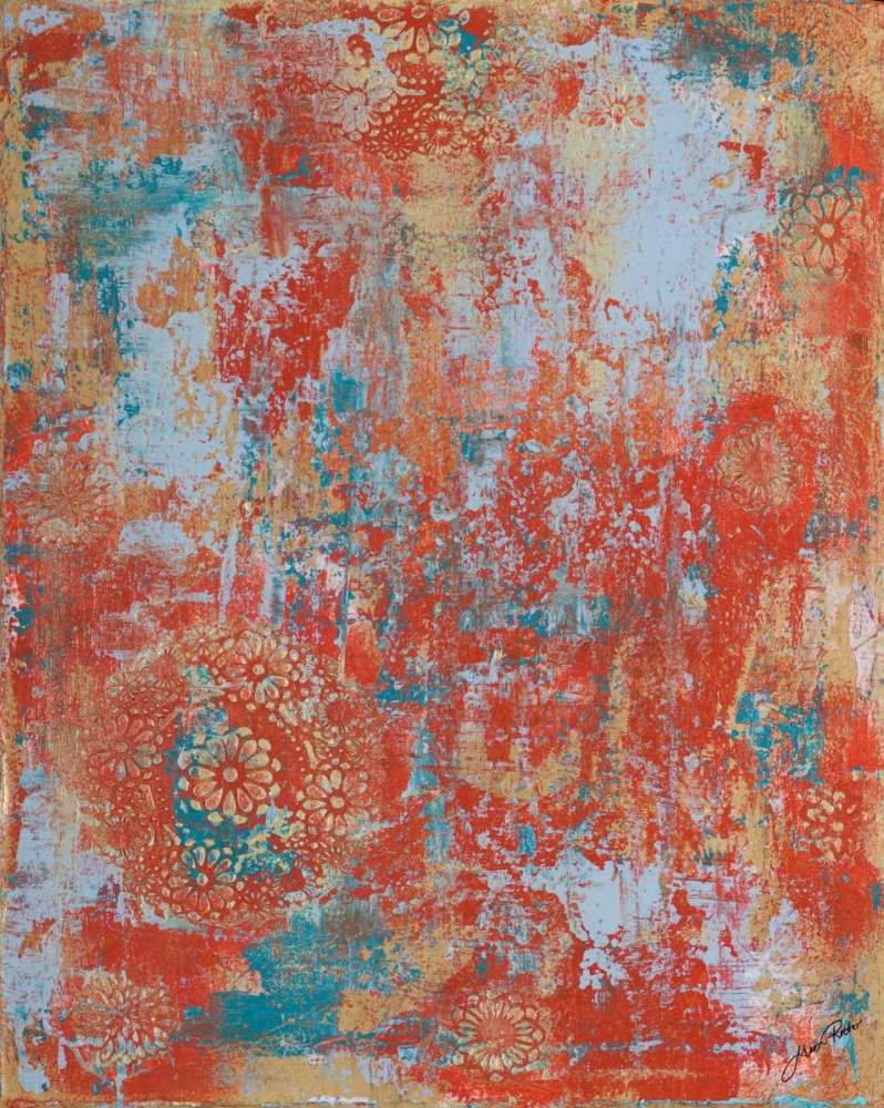Wall Art Painting id:123894, Name: Orange Abstract I, Artist: Ritter, Gina
