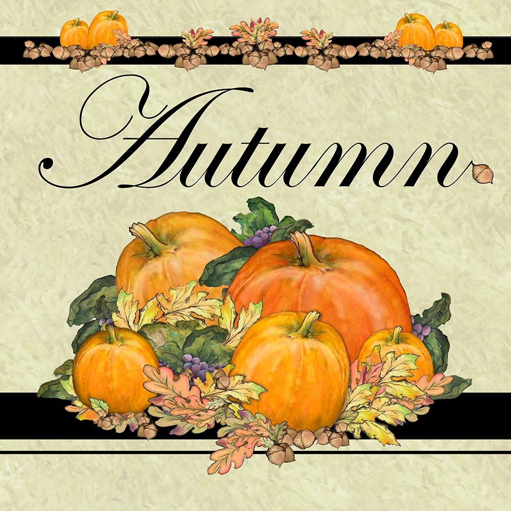 Wall Art Painting id:206115, Name: Autumn Pumpkins, Artist: Diannart