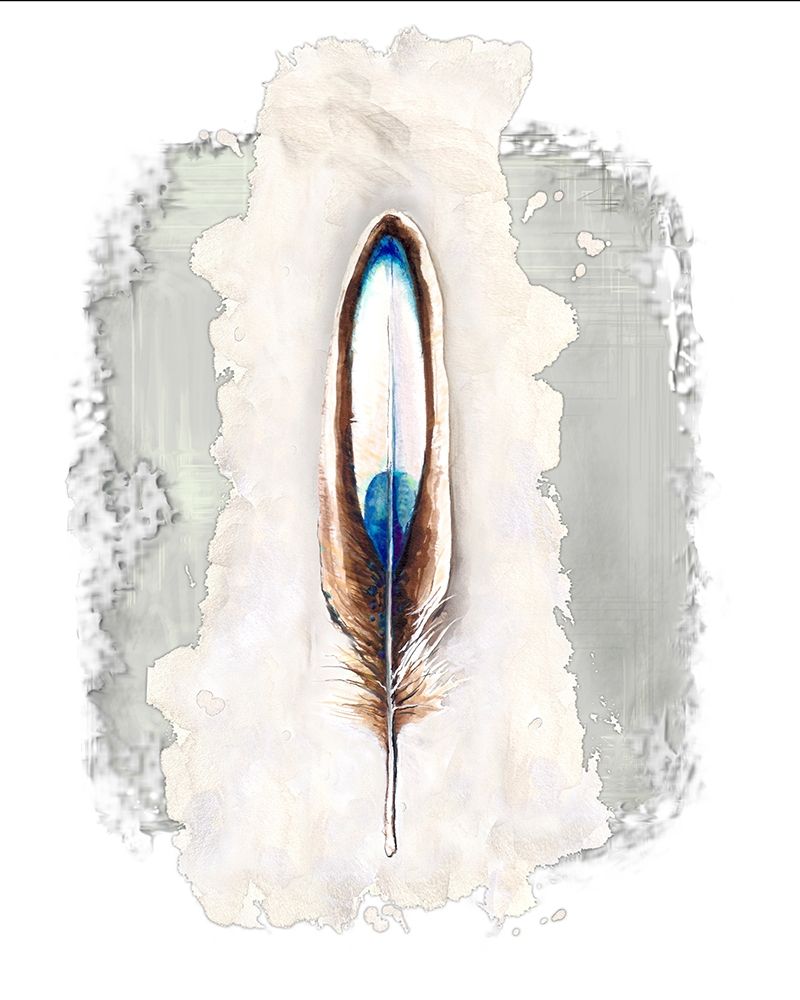 Wall Art Painting id:206511, Name: Simple Feather I, Artist: Diannart