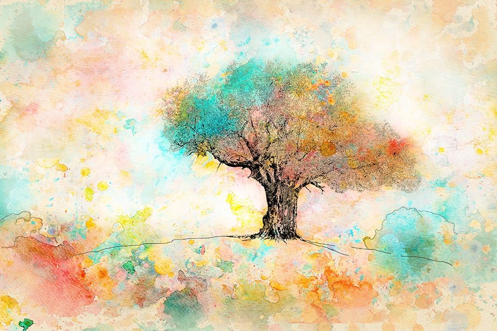 Wall Art Painting id:309591, Name: Citrus Tree, Artist: Mabat, Ynon