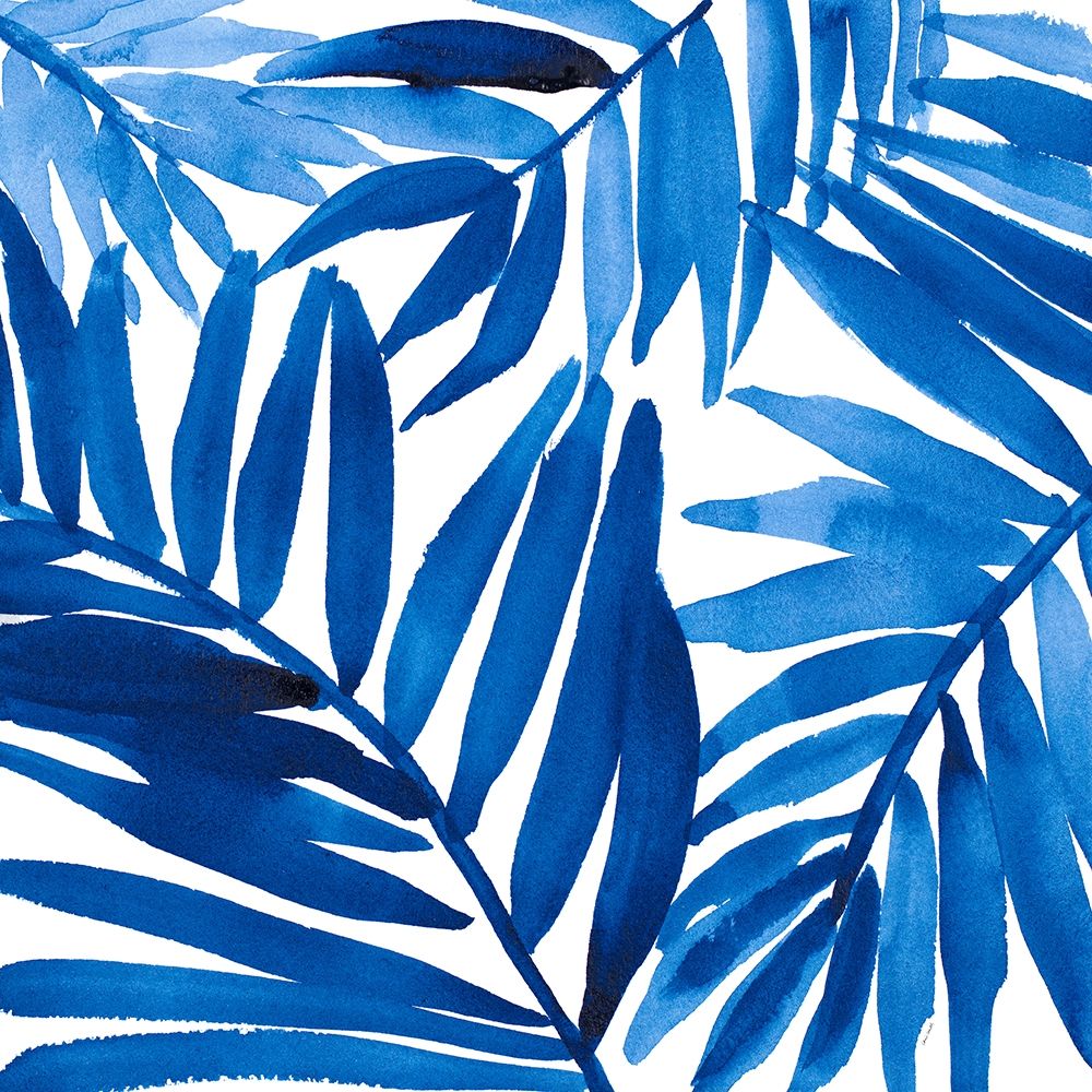 Wall Art Painting id:382451, Name: Blue Palm Design I, Artist: Loreth, Lanie