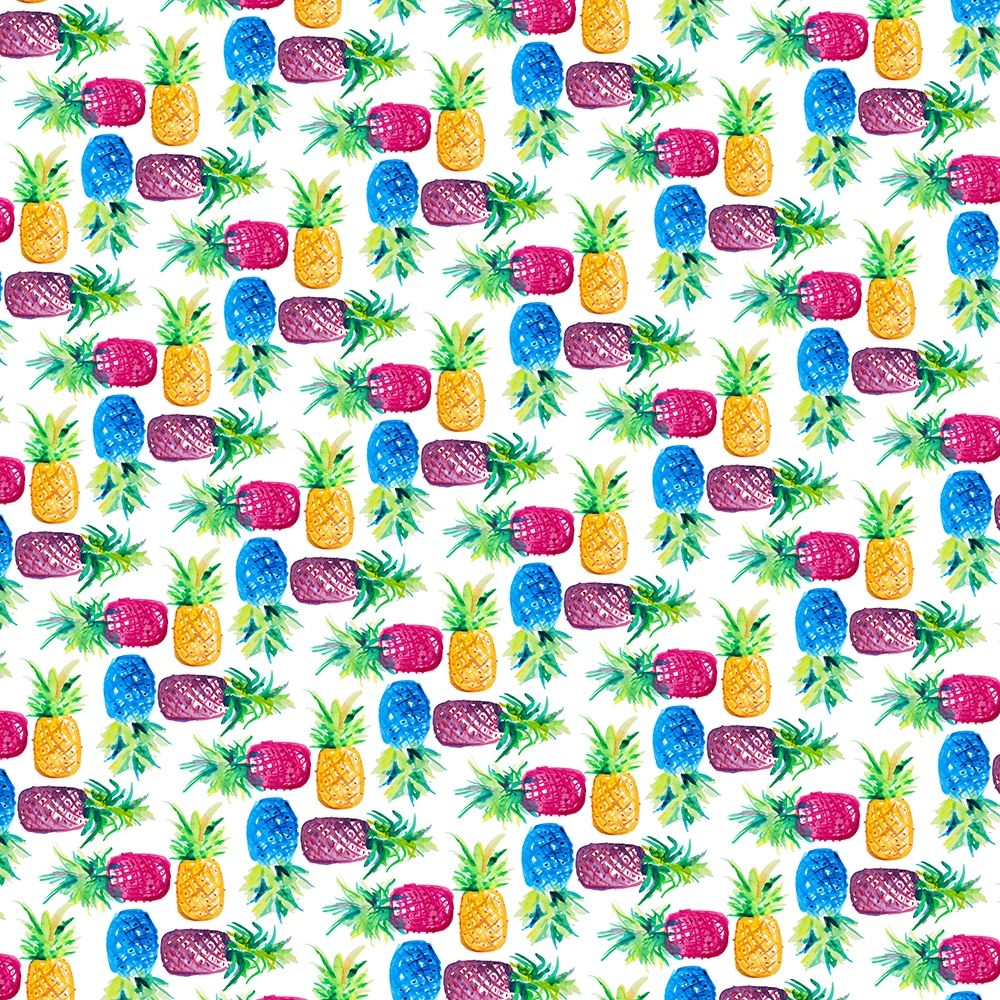 Wall Art Painting id:309830, Name: Pineapple Party Pattern, Artist: Loreth, Lanie