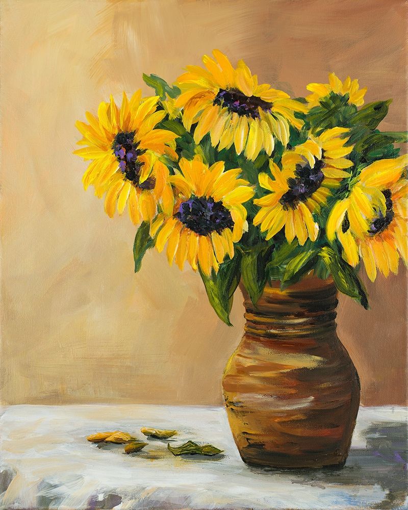 Wall Art Painting id:310056, Name: Sunflowers, Artist: DeRice, Julie