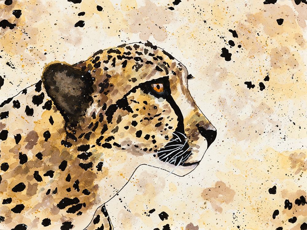 Wall Art Painting id:401035, Name: Cheetah Face, Artist: Torres, Melanie