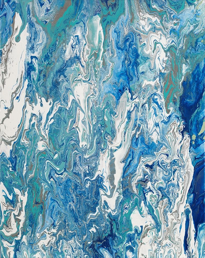 Wall Art Painting id:310279, Name: Marbleized Beach View II, Artist: Ritter, Gina